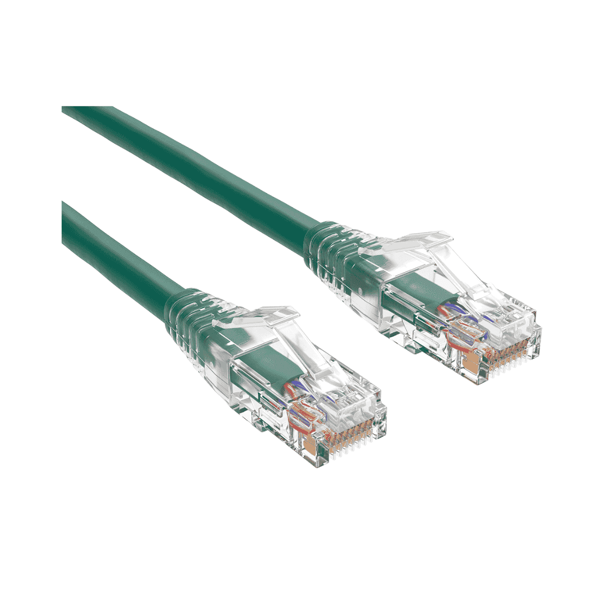 Brinnova Slim CAT6 0.5FT 28 AWG UTP Patch Cable, Green, Snagfree Premium Boot, with Serialization labels - Brinnova