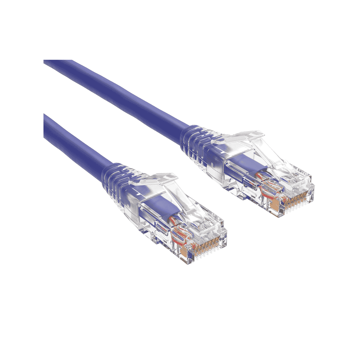 Brinnova CAT6A 8FT F/STP Patch Cable, Purple, Snagfree Premium Boot, with Serialization labels - Brinnova